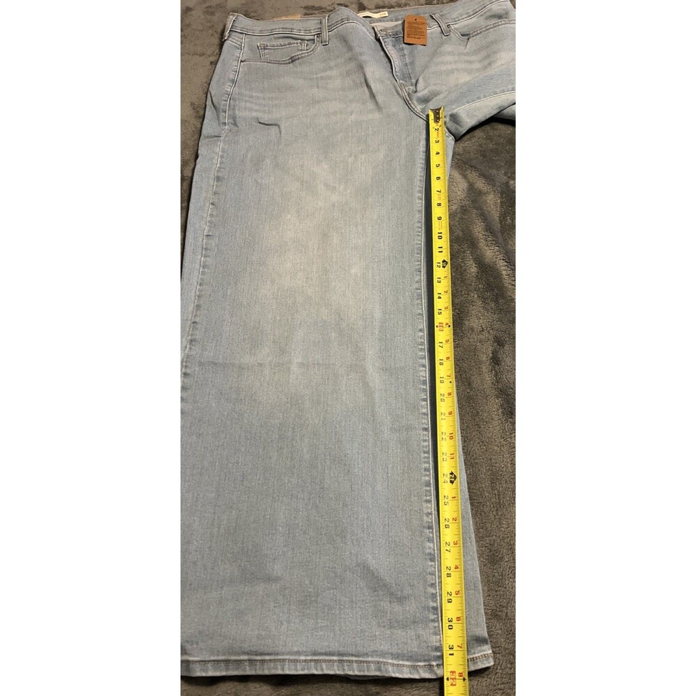 SIZE 22W Levi's 318 Shaping Wide Leg Jean Women Blue Stretch Denim - Picture 7 of 11